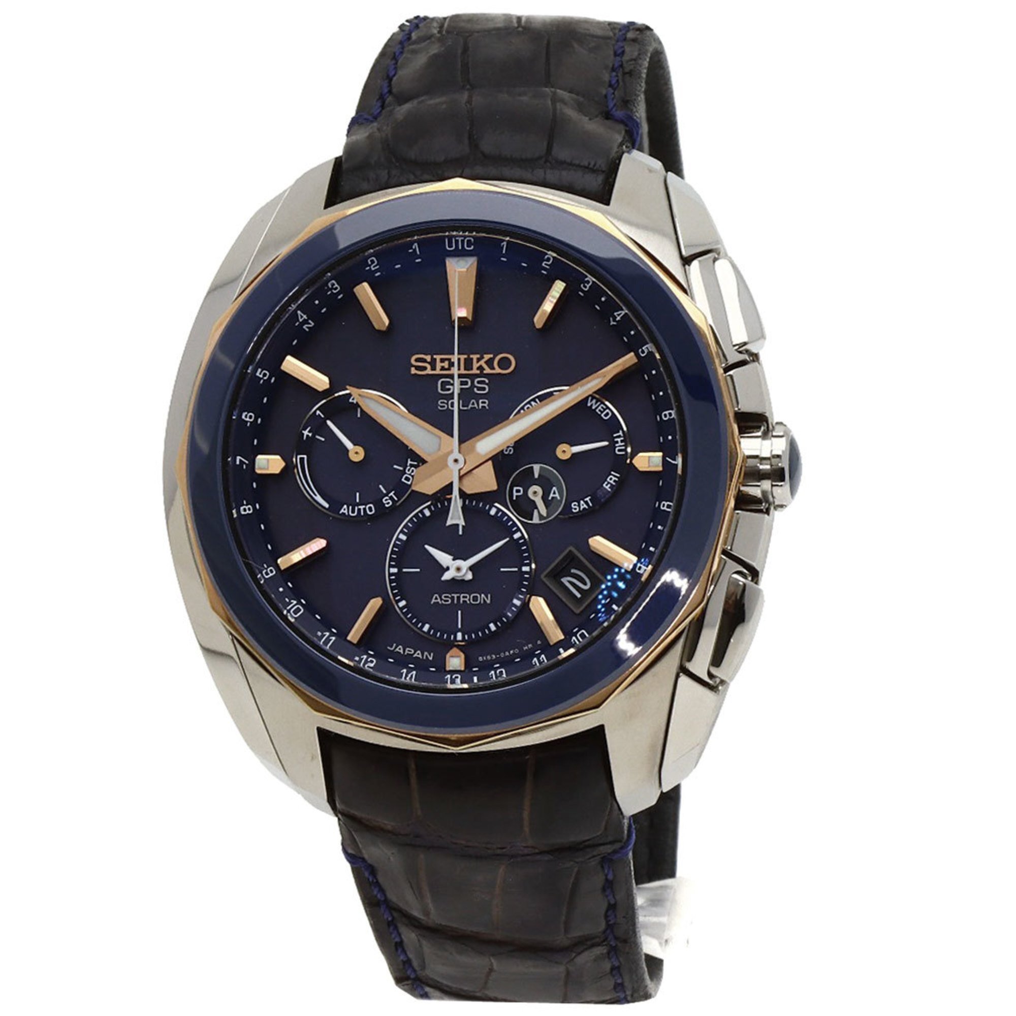 Seiko Sbxc031 Astron Revolution Line Mens Watch With Titanium Ceramic And Le